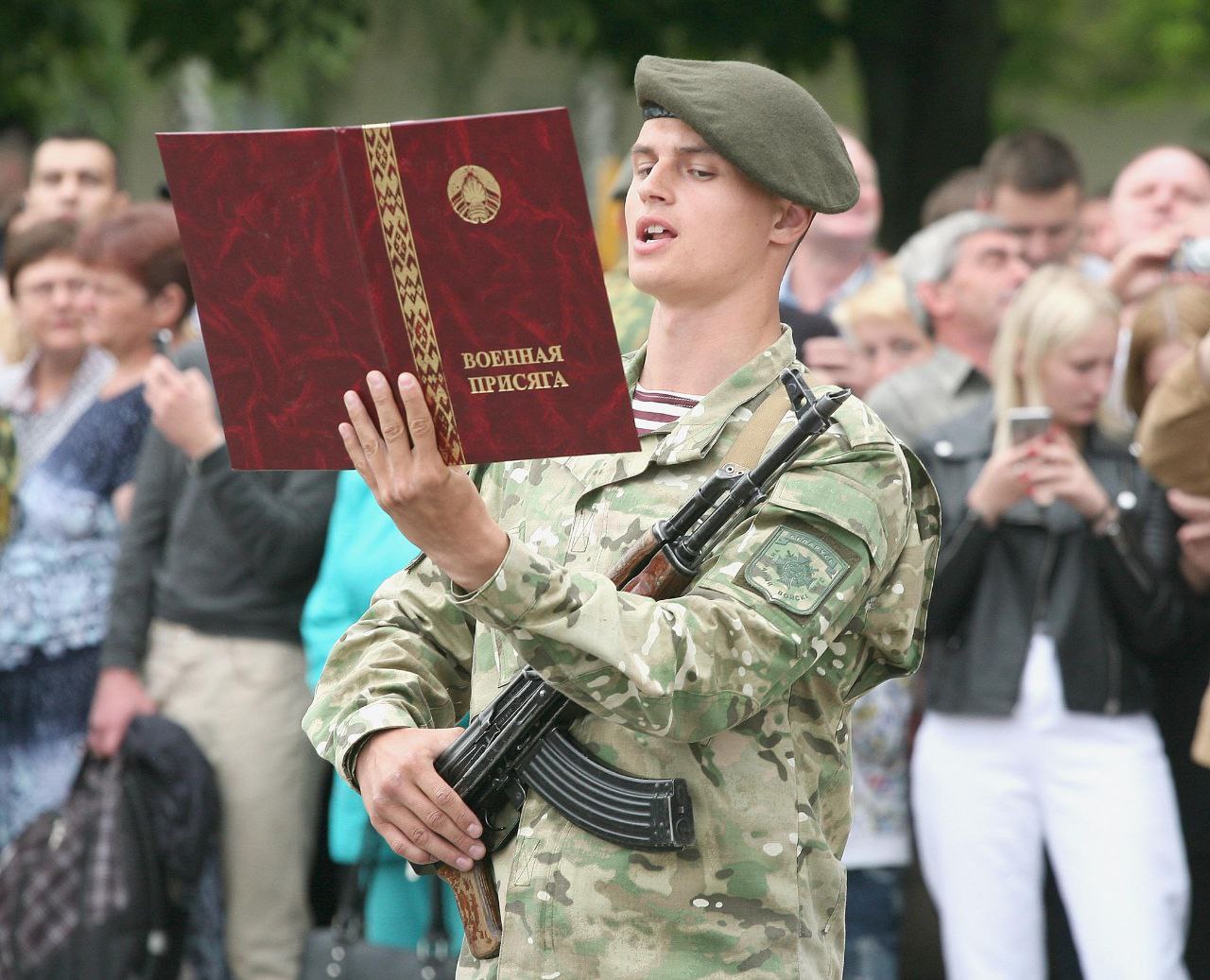 военная присяга фото солдат
