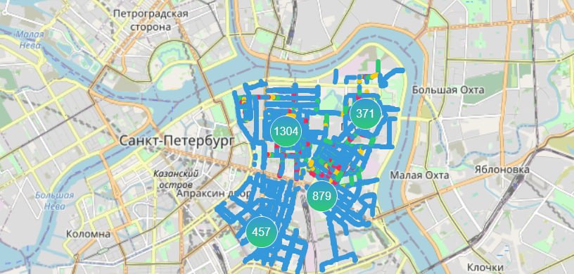 Схема платных парковок в санкт петербурге на карте 2022