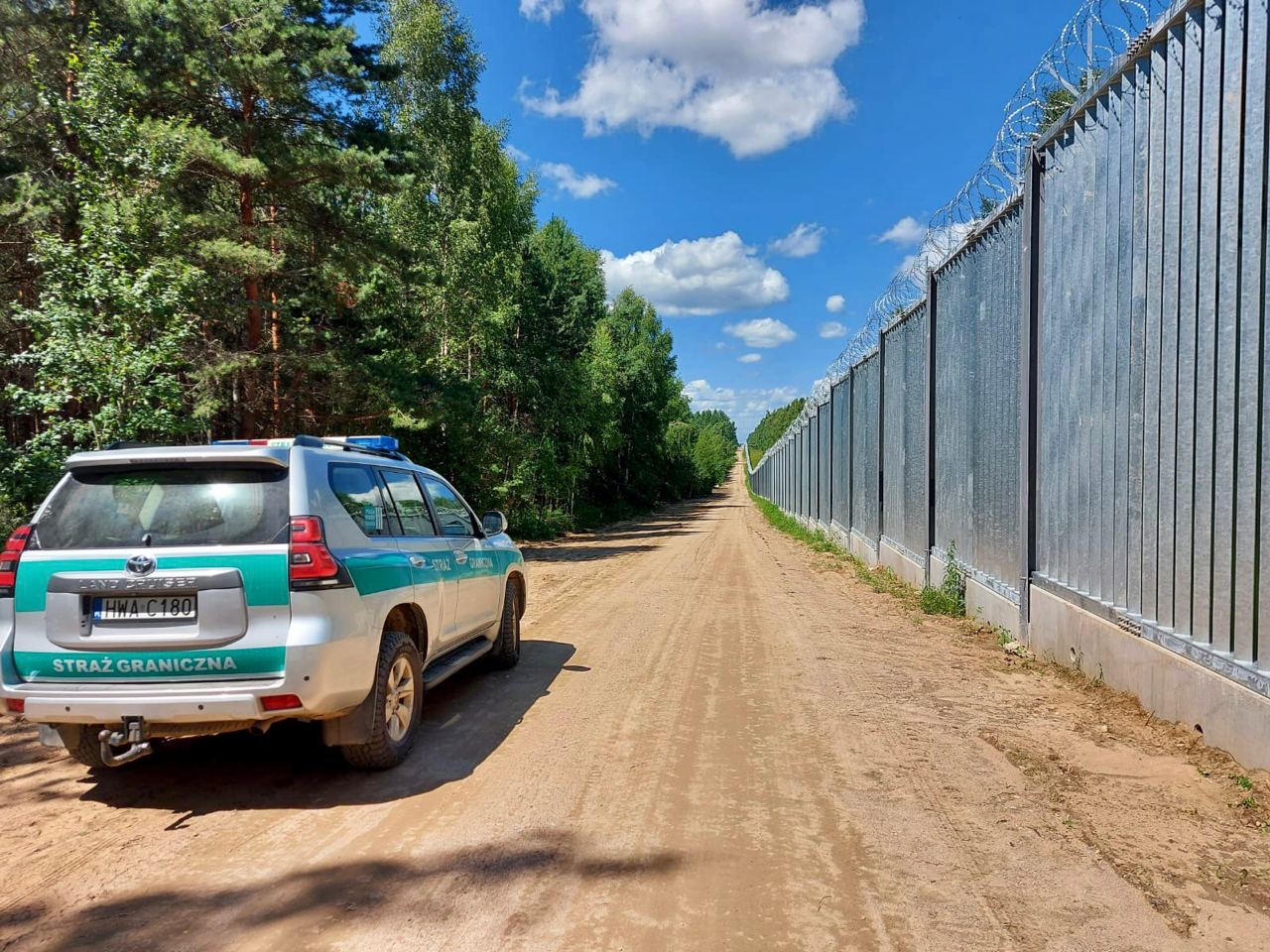 забор между польшей и белоруссией