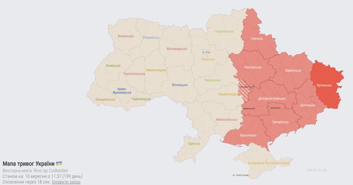 Карта донецкой и луганской народной республики на сегодня