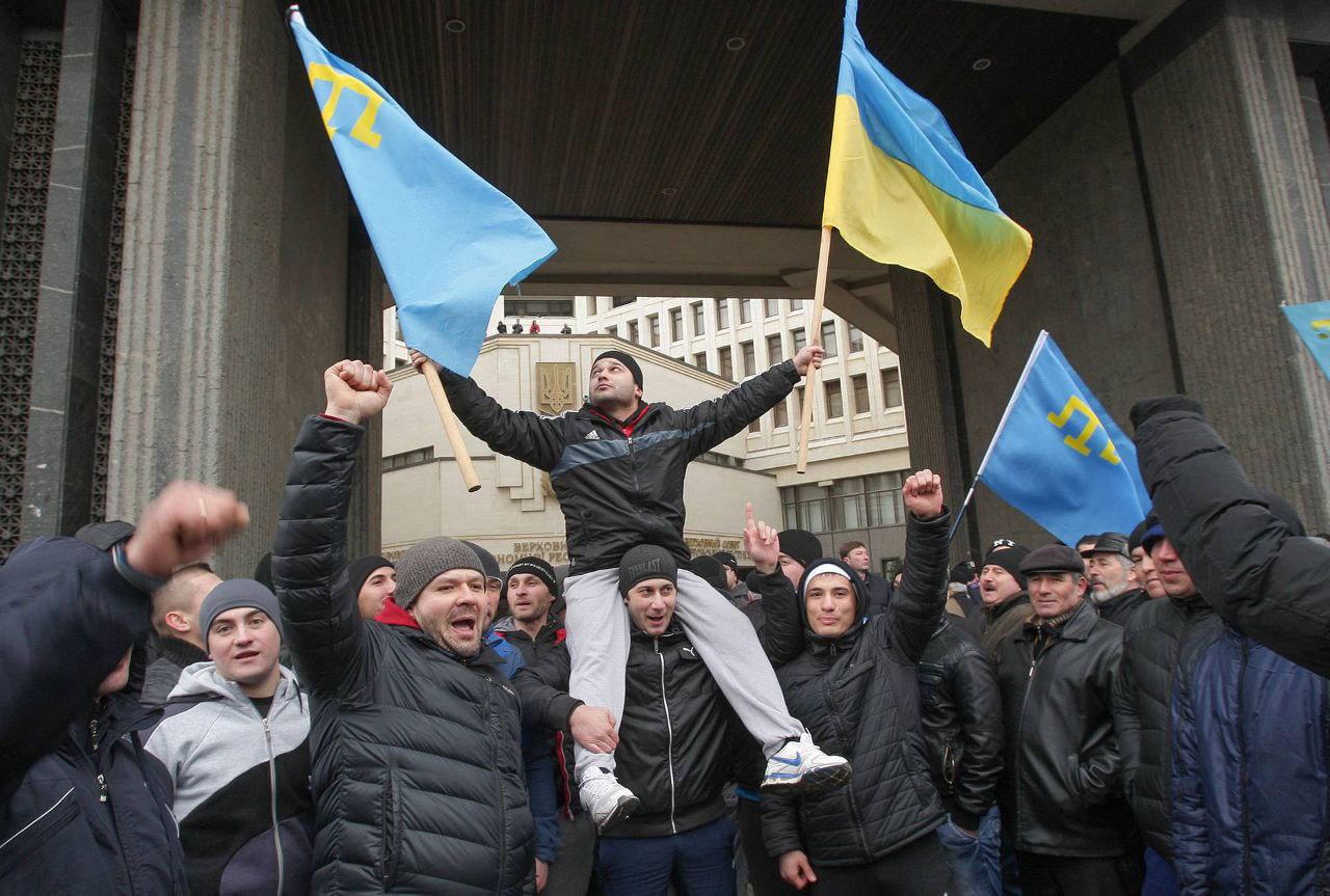 Украинские сми последние новости на русском сегодня. Крымские татары Украина. Крым 2014 года на Украине.