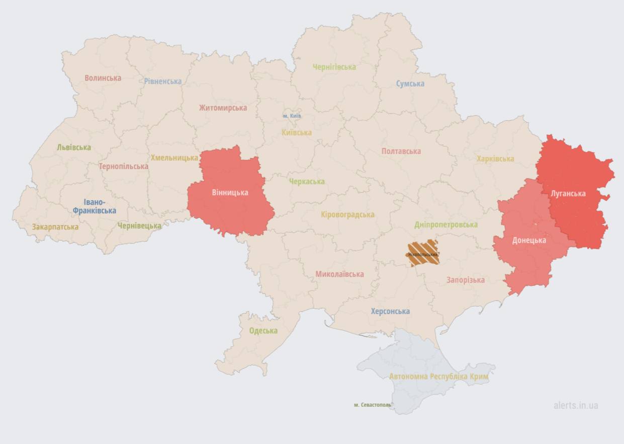 Карта повитряной тревоги в украине. Украина по областям. Винницкая область на карте Украины. Карта Украины с областями. Тревожная карта Украины.
