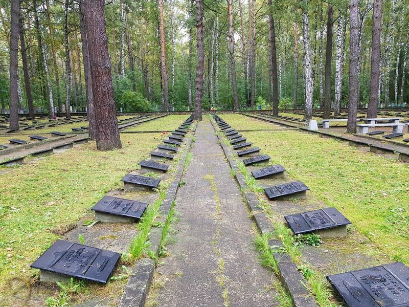 План заельцовского кладбища