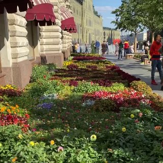 Цветочный фестиваль в Москве в ГУМЕ